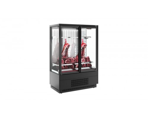 Холодильная горка мясная Carboma FC20-07 VV 1,3-1 Standart фронт X7 версия 2.0 (9005-0430)
