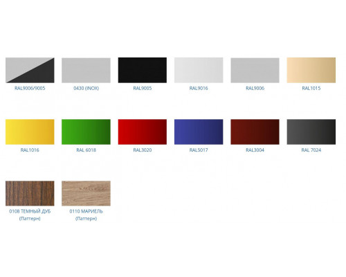 Холодильная горка универсальная Carboma FC20-07 VV 0,7-1 0030 Standart фронт X1 бок металл с зеркалом версия 2.0 (9006-9005)