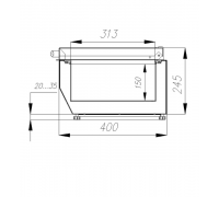 Холодильная витрина для ингредиентов Carboma IDO (A40) SM 1,6 с крышкой (VT3-G с крышкой (GN1/3))