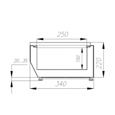 Холодильная витрина для ингредиентов Carboma IKI (A30) SM 1,9 (VTi4-G (GN1/4))