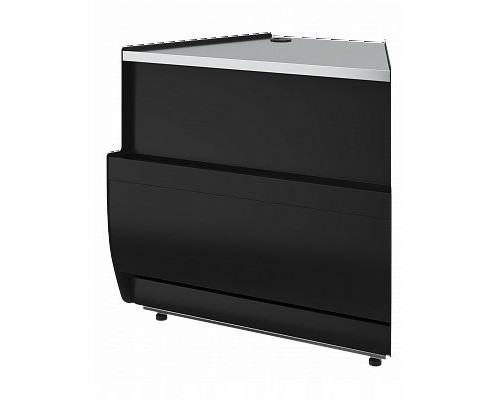 Прилавок кассовый Carboma KC70 N-8 (9005) версия 2.0 внешний угол
