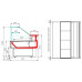 Витрина холодильная Carboma GC110 SM 0,94-1 (с боковинами) (0011-9006)