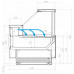 Витрина холодильная Carboma GC110 SM 1,25-1 версия 2.0 без боковин, Паттерн 0108