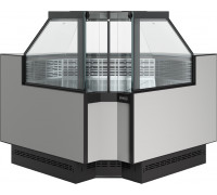 Витрина холодильная Carboma GC110 VM 6-1 версия 2.0 с боковинами, 9006-0430, внутр.угол