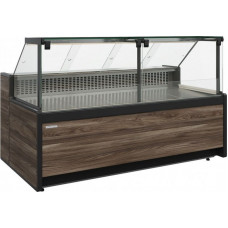 Витрина холодильная Carboma GC111 SM 2,0-1 (1008 Темный дуб)