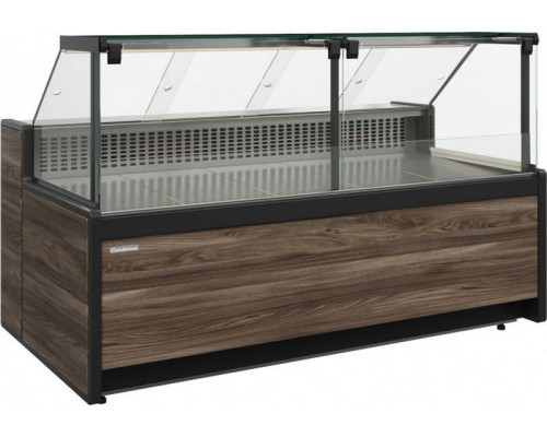 Витрина холодильная Carboma GC111 SM 2,5-1 (1008 Темный дуб)