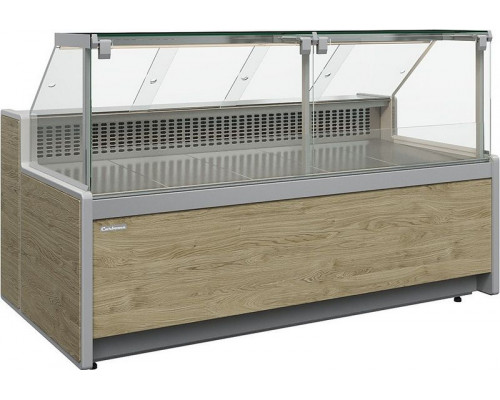Витрина холодильная Carboma GC111 VM 2,5-1 (газлифт, динамика, 1010 Мариель)