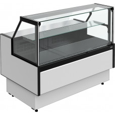 Витрина холодильная Carboma GC95 VM 1,5-1 версия 2.0 выдвижные поддоны, без боковин, 9006-9005