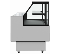 Витрина холодильная Carboma GC95 VM 2,0-1 версия 2.0 выдвижные поддоны, с боковинами, 9006-9005