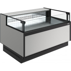 Витрина холодильная открытая Carboma GC110 SM 1,25-2 версия 2.0 без боковин, 9006-0430