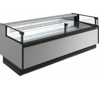 Витрина холодильная открытая Carboma GC110 SM 2,5-2 версия 2.0 без боковин, цвет по схеме стандарт