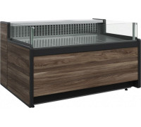 Витрина холодильная открытая Carboma GC111 SM 0,94-2 (1008 Темный дуб)