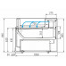 Витрина холодильная открытая Carboma GC111 SM 1,5-2 (1010 Мариель)