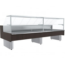 Витрина холодильная с выносным агрегатом Carboma GC110 SM 2,0-1-1(ВХС-2,0 Carboma GC110) (без боковин 1005 венге)