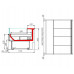 Витрина холодильная с выносным агрегатом Carboma GC110 VM 0,94-2-1 (ВХСо-0,94 Carboma GC110 (динамика, без боковин, 1005 венге)