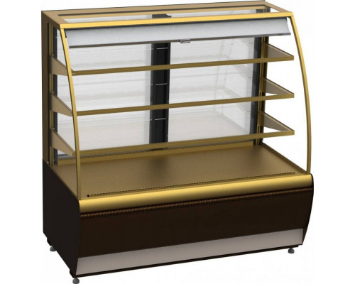 Витрина кондитерская Carboma K70 VM 1,3-2 Standart 0102-0109 (ВХСв-1,3д Сarboma (открытая))