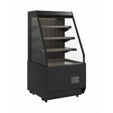 Витрина кондитерская Carboma KC70 VM 0,9-2 Standart открытая, горка версия 2.0 (9005)