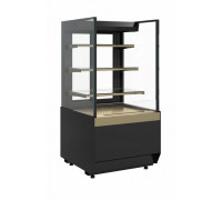 Витрина кондитерская Carboma KC70 VM 0,9-2 Standart открытая, прямая боковина версия 2.0 (9005-0109)