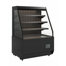 Витрина кондитерская Carboma KC70 VM 1,3-2 Standart открытая, горка версия 2.0 (9005)