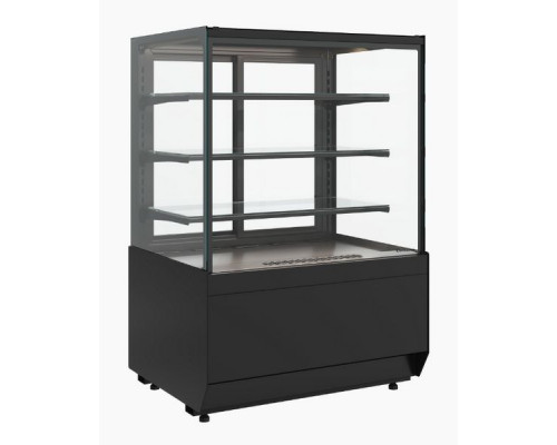 Витрина кондитерская Carboma KC70 VV 0,9-1 Standart RAL 9005 версия 2.0