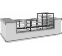 Витрина кондитерская Carboma KC71-110 VV 1,2-1 BUILT-IN (9005)