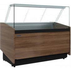 Витрина кондитерская Carboma KC80 SM 1,0-1 (1008 темный дуб)