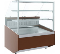 Витрина кондитерская Carboma KC95 SM 1,5-1 (1008 темный дуб)