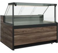 Витрина морозильная Carboma GC111 SL 0,94-1 (газлифт, 1008 Темный дуб)