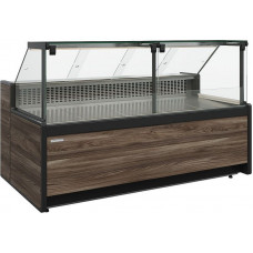 Витрина морозильная Carboma GC111 SL 2,0-1 (газлифт, 1008 Темный дуб)