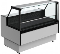 Витрина морозильная Carboma GC85 SL 1,25-1 с боковинами, 9006-9005