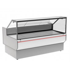 Витрина морозильная Carboma GC95 SL 1,2-1 (ВХСн-1,2 Carboma GC95) (0011-9003 боковины серые, декор белый)