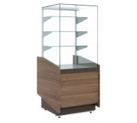 Витрина нейтральная Carboma KC80 N 1,2-11 (1008 темный дуб)