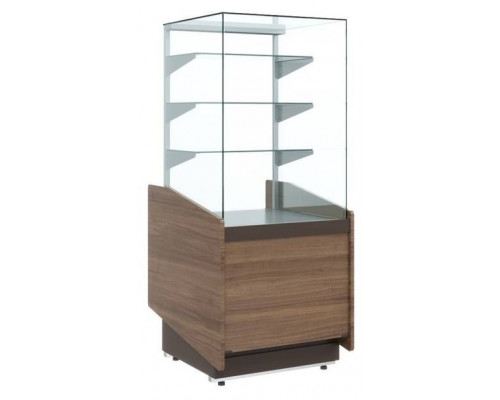 Витрина нейтральная Carboma KC80 N 1,2-11 (1008 темный дуб)