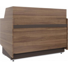 Витрина нейтральная Carboma KC82 N 1,5-13 (1008 темный дуб)