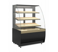 Витрина нейтральная напольная Carboma K70 N 0,9-1 Light Bread версия 2.0 (9005-0109)