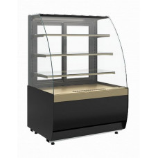 Витрина нейтральная напольная Carboma K70 N 1,3-1 Light версия 2.0 (9005-0109)