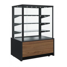 Витрина нейтральная напольная Carboma KC70 N 0,9-1 Light Паттерн (0105 Венге)