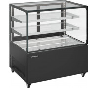 Витрина нейтральная напольная Carboma KC71-110 N 0,6-1 (9005)