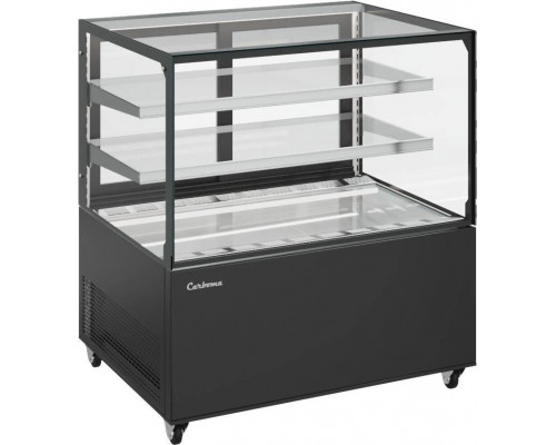 Витрина нейтральная напольная Carboma KC71-110 N 0,6-1 (9005)