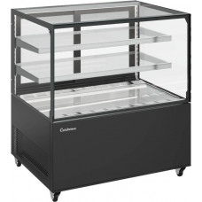 Витрина нейтральная напольная Carboma KC71-110 N 1,2-1 (9005)