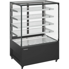Витрина нейтральная напольная Carboma KC71-150 N 1,2-1 (9005)