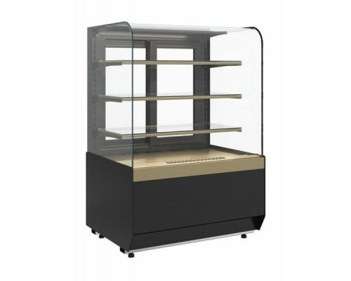 Витрина нейтральная напольная Carboma KR70 N 0,9-1 Light (9005-0109)