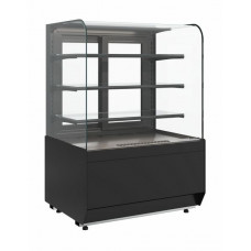 Витрина нейтральная напольная Carboma KR70 N 1,3-1 Light (9005)