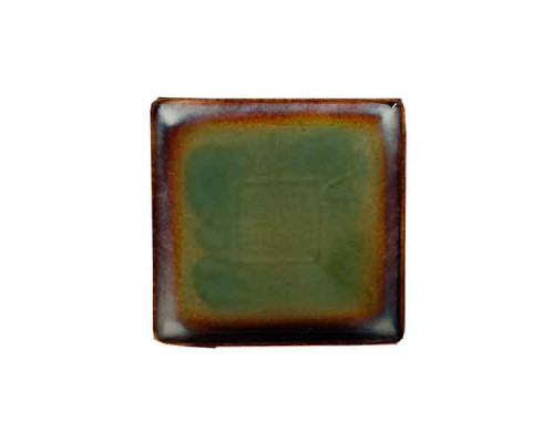 Тарелка квадратная Corone Verde 212*212 мм. синий+зеленый