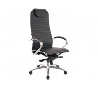 Офисное кресло руководителя deco экокожа черная