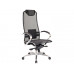 Офисное кресло руководителя deco ткань-сетка черная