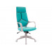 Офисное кресло trio grey (ткань бирюзовая)