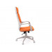 Офисное кресло trio grey (ткань оранжевая)