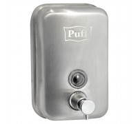 Дозатор для жидкого мыла PUFF-8605m из нерж. стали, матовый антивандальный
