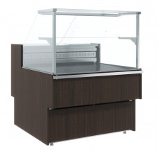 Витрина холодильная GC110 N 1,25-1 (Нейтральная 1,25 Carboma GC110) (1005 венге)